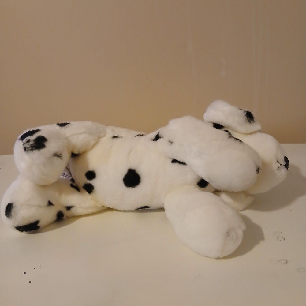 Aurora Black & White Flopsie Domino Dalmatian Stuffed Plush Animal Toy Doll 12" - Picture 4 of 5